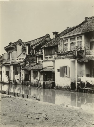 Chinesische Häuser in Batavia von Oudheidkundige Dienst