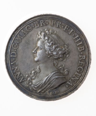 Medaille zur Erinnerung an britische Siege von P. H. Muller