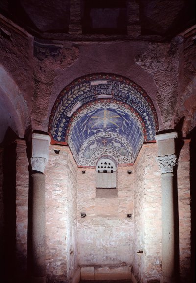 Nische mit Mosaik, 5.-6. Jahrhundert von Paleo Christian
