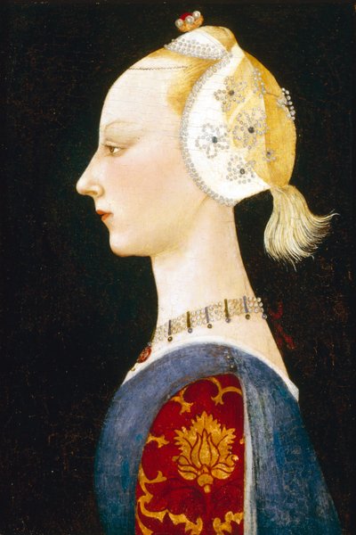 Eine junge Dame der Mode, 1462-1465 von Paolo Uccello