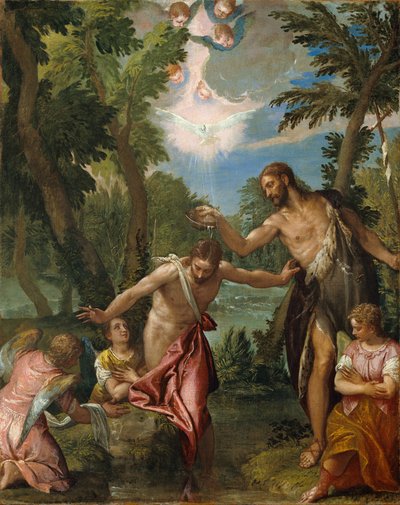 Die Taufe Christi von Paolo Veronese