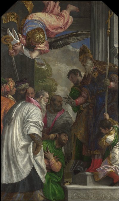 Die Weihe des Heiligen Nikolaus, 1562 von Paolo Veronese