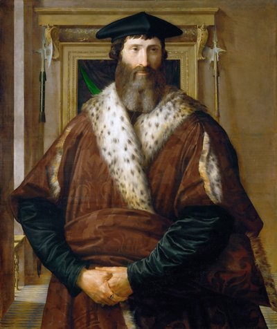 Porträt eines Mannes Malatesta Baglione, ca. 1535 von Parmigianino