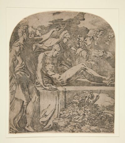 Die Beerdigung Christi / Die Grablegung von Parmigianino