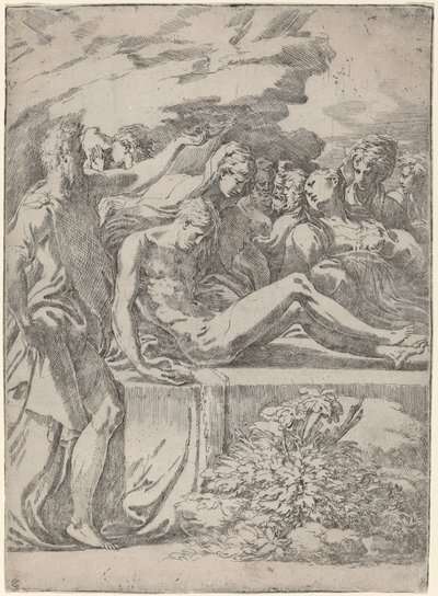 Die Grablegung von Parmigianino