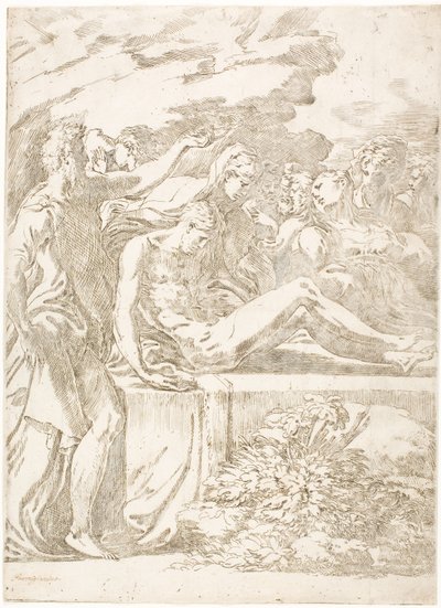 Die Grablegung von Parmigianino