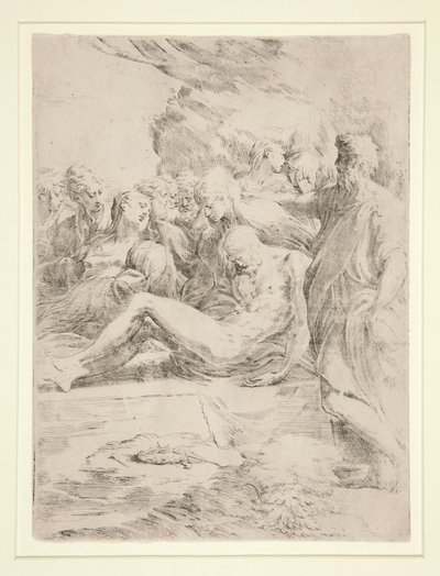 Die Grablegung von Parmigianino