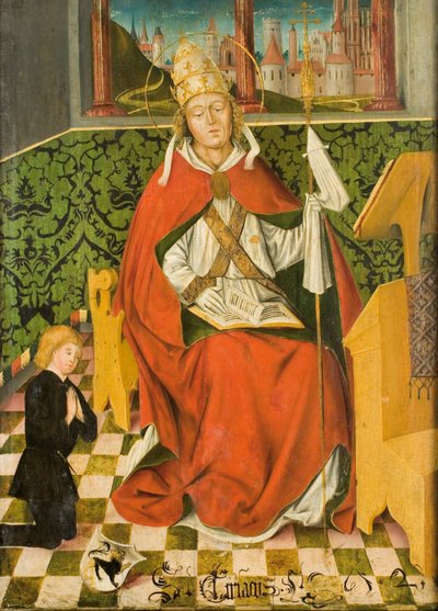 Hl. Cyriakus mit Stifter von Passauer Maler