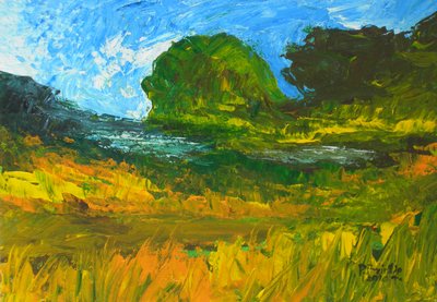 Fluss von Bainet, 2010 von Patricia Brintle