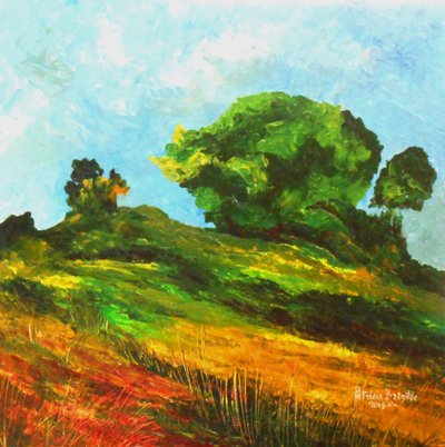 Straße nach Mayette, 2015 von Patricia Brintle