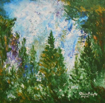 Winternachmittag, 2015 von Patricia Brintle