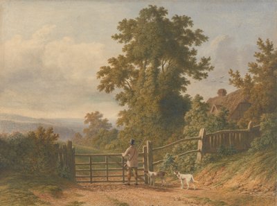 Jäger und seine Hunde von Patrick Nasmyth