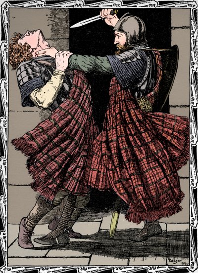Comyn von Bruce erstochen, 1902 von Patten Wilson