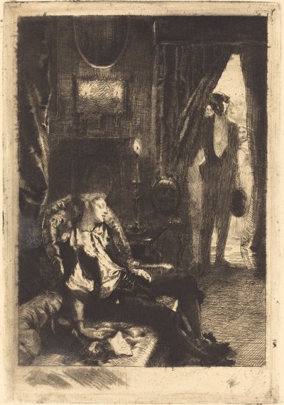 Iza schläft von Paul Albert Besnard