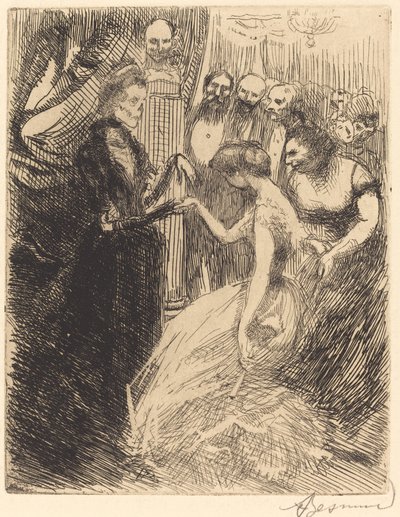 Die Präsentation, 1900 von Paul Albert Besnard