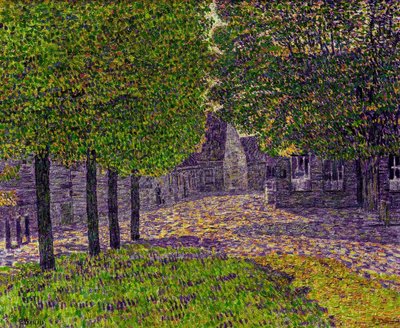 Platz in St. Anna, Holland von Paul Baum
