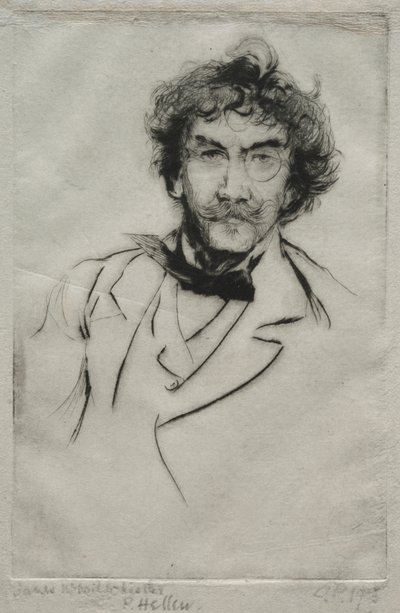 James MacNeill Whistler von Paul Cesar Helleu