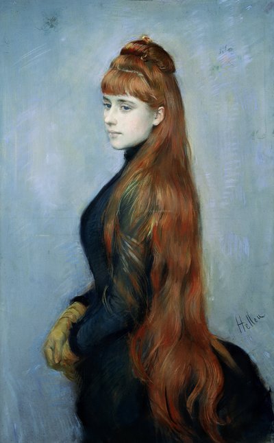 Porträt von Mademoiselle Alice Guerin von Paul Cesar Helleu