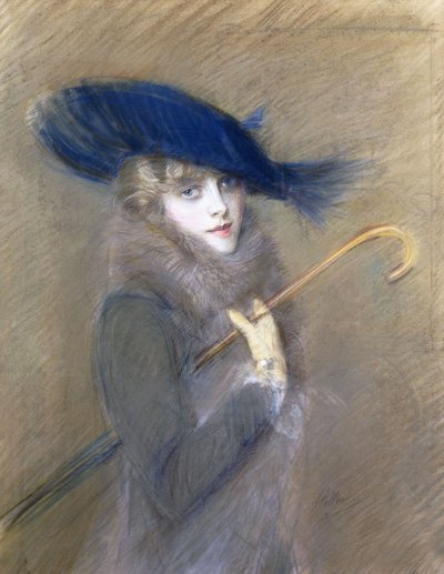 Porträt von Peggy Letellier von Paul Cesar Helleu