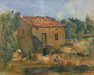 Verlassenes Haus in der Nähe von Aix-en-Provence von Paul Cézanne