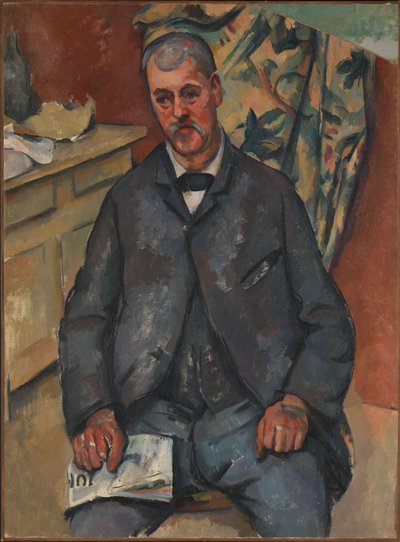 Sitzender Mann von Paul Cézanne