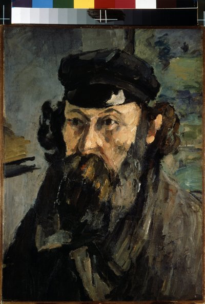 Selbstporträt mit Hut von Paul Cézanne