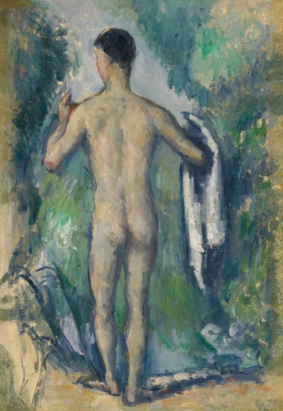 Stehende Badende, von hinten gesehen von Paul Cézanne