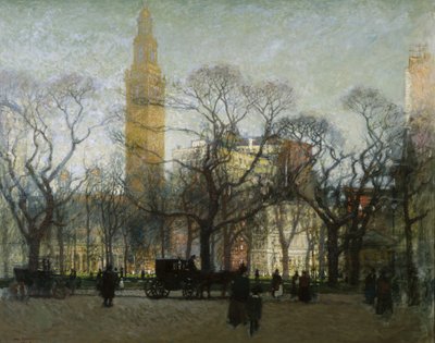 Nachmittag am Madison Square von Paul Cornoyer