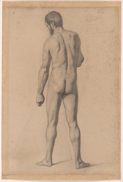 Akademischer Akt, von hinten gesehen von Paul Cézanne