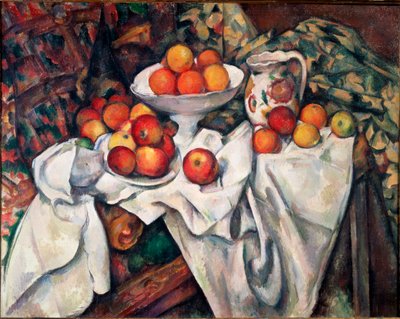 Äpfel und Orangen von Paul Cézanne