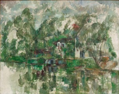 Am Wasser von Paul Cézanne