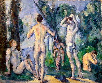 Badende, um 1890 von Paul Cézanne