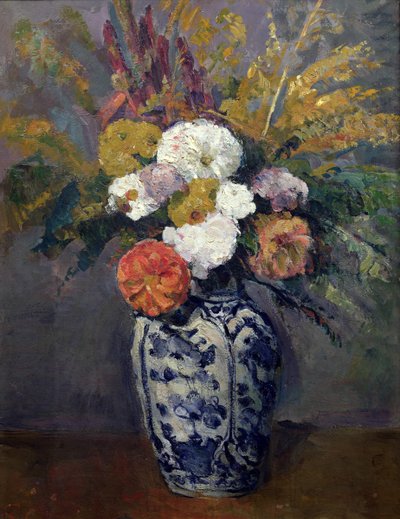 Dahlien, ca. 1873 von Paul Cézanne