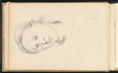 Kopf einer jungen Frau von Paul Cézanne