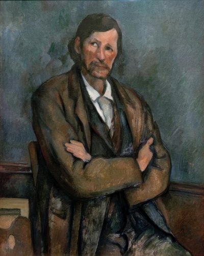 Mann mit verschränkten Armen von Paul Cézanne