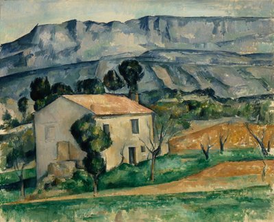 Haus in der Provence, 1886-1890 von Paul Cézanne