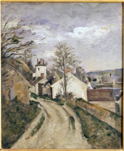Das Haus des Doktor Gachet in Auvers von Paul Cézanne