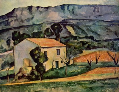 Haus vor der Sainte-Victoire bei Gardanne von Paul Cézanne