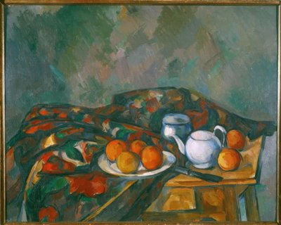 Stillleben mit Teekanne von Paul Cézanne