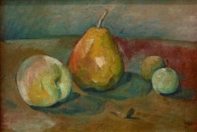 Stilleben mit Birnen von Paul Cézanne