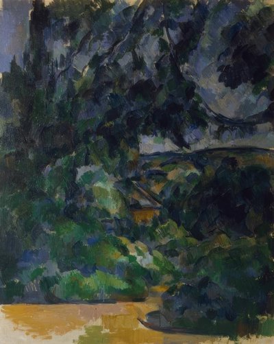 Blaues Landschaftsbild von Paul Cézanne