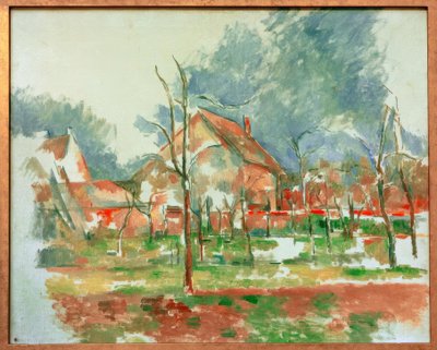 Winterlandschaft – Giverny von Paul Cézanne