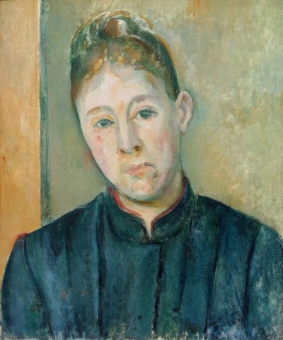 Porträt von Madame Cézanne von Paul Cézanne