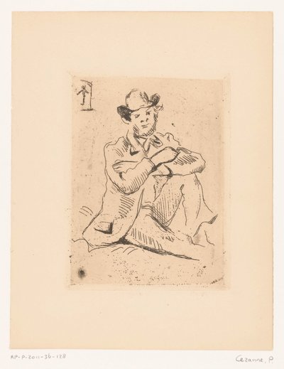 Porträt von Armand Guillaumin von Paul Cézanne
