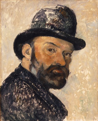 Selbstporträt mit Melone, 1885-1886 von Paul Cézanne