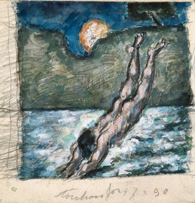 Der Taucher, 1867-70 von Paul Cézanne