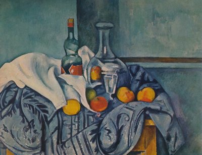 Die Pfefferminzflasche, 1893-1895 von Paul Cézanne