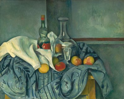 Die Pfefferminzflasche, 1893-1895 von Paul Cézanne