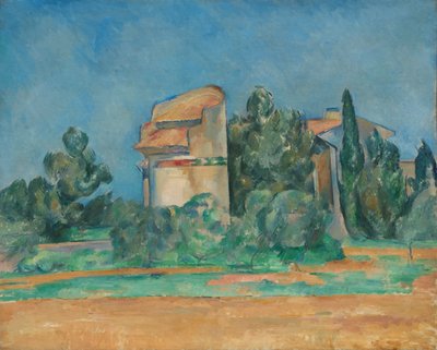 Der Taubenturm in Bellevue, 1890 von Paul Cézanne