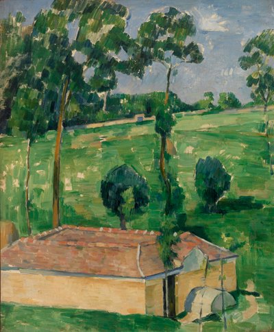 Das Frühlingshaus, ca. 1879 von Paul Cézanne